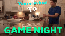 game night you are invited to game night