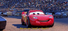 cars cars3 lightning mcqueen did you say meet or beat