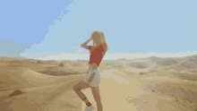 Walking On Sand Sand Dunes GIF