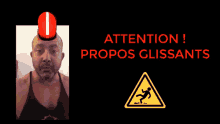 Warning Attention GIF - Warning Attention Propos Glissants GIFs