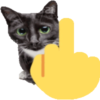 Cat Bad Cat Sticker - Cat Bad Cat Badass Stickers