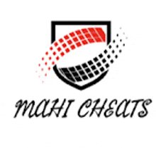 a logo for a company called mahi cheats with a shield and a circle