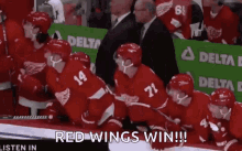 Red Wings Win GIF - Red Wings Win Larkin GIFs