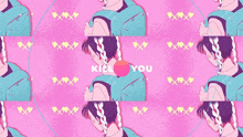 a drawing of a girl with the words kill you on the bottom