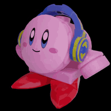 Kirby Lego Kirby GIF - Kirby Lego Kirby Kirby Headphones GIFs