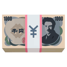yen banknote objects joypixels yen bills money