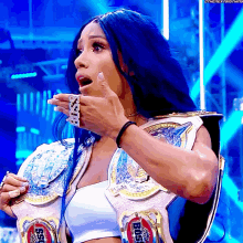 sasha banks smack down womens champion womens tag team champions shocked stunned