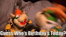 Sml Bowser Junior GIF - Sml Bowser Junior Guess Whos Birthdays Today GIFs