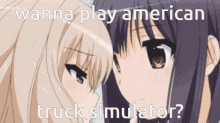 American Truck Simulator Anime Women GIF - American Truck Simulator Anime Women Gamers GIFs
