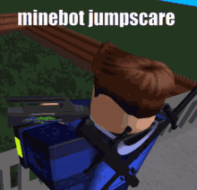 Minebot Roblox GIF - Minebot Roblox Minebot Jumpscare GIFs
