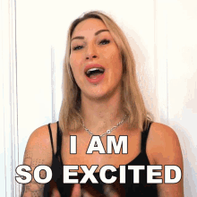 I Am So Excited Tracy Kiss GIF - I Am So Excited Tracy Kiss I Am So Thrilled GIFs