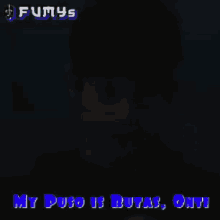 a picture of a man with the words my puso is rutas on the bottom