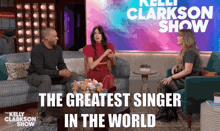 Kelly Clarkson Show The Greatest Singer In The World GIF - Kelly Clarkson Show Kelly Clarkson The Greatest Singer In The World GIFs