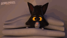 Laughing Purrbles Mccat GIF - Laughing Purrbles Mccat Bobbleheads The Movie GIFs
