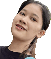a close up of a woman 's face with her mouth open