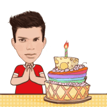 cake happy birthday candle