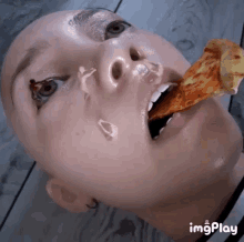 Pizza Face GIF - Pizza Face Small People GIFs