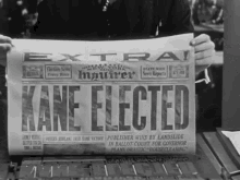 Citizen Kane Newspaper GIF - Citizen Kane Newspaper Bernstein GIFs
