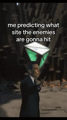 Me Predicting What Site The Enemies Are Gonna Hit Meme GIF