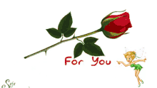 For You Rose GIF - For You Rose Tinker Bell GIFs