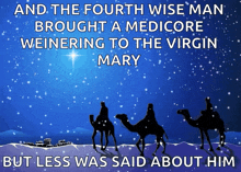 the fourth wise man brought a medicare weinering to the virgin mary but less was said about him