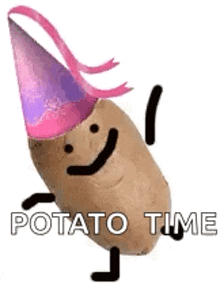Yayyay Potatoe Party GIF - Yayyay Potatoe Party Potato Princess GIFs