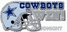 Cowboys Wins Goodnight GIF - Cowboys Wins Goodnight Football GIFs