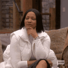 Eye Roll Real Housewives Of Beverly Hills GIF - Eye Roll Real Housewives Of Beverly Hills Let Me Think Of It GIFs