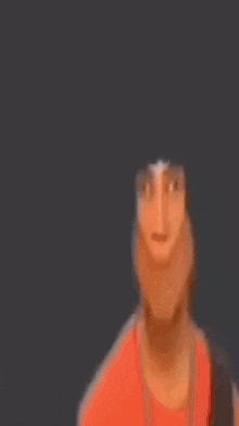 a blurry picture of a person holding a stick and pointing at the camera .
