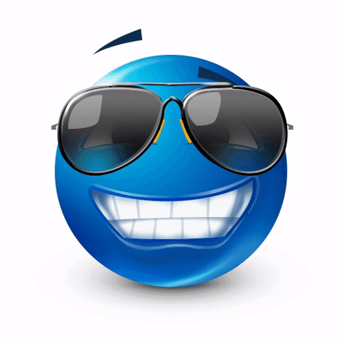 Blue Emoji Sticker - Blue emoji - Discover & Share GIFs