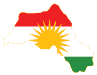 Kurdistanflag Sticker