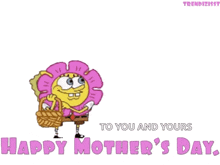 Happy Mothers Day Flowers GIF - Happy Mothers Day Flowers Spongebob GIFs