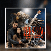 a poster for the string shows a man and a woman holding hands