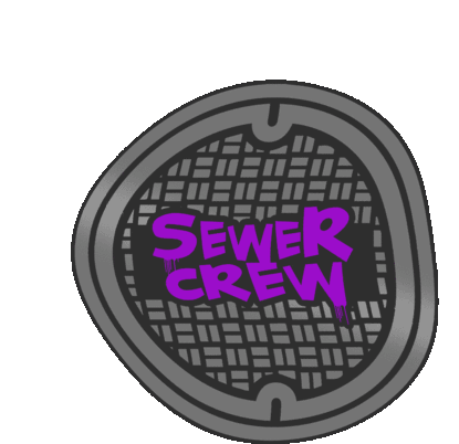 Sewer Crew Twixnkat Sticker