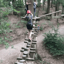 Obstacle Course Kid GIF