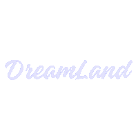 a white background with the word dreamland in purple