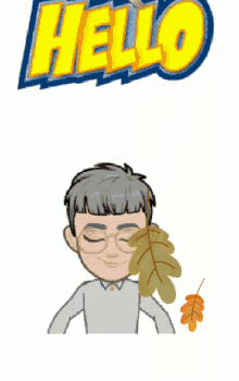 Hello Falling Leaves GIF - Hello Falling Leaves First Day Of Fall GIFs