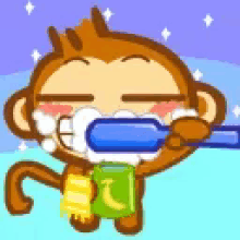 Monkeyoyo Tooth Brush GIF - Monkeyoyo Tooth Brush GIFs