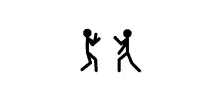 Lol, Stickmen Fighting En We Heart It. Http://Weheartit.Com/Entry/53261787 GIF - Cool Fighting Pictures GIFs