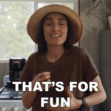 That'S For Fun Jazmyn Canning GIF - That'S For Fun Jazmyn Canning Vanwives GIFs