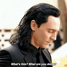 Loki Whats This GIF - Loki Whats This What Are You Doing GIFs