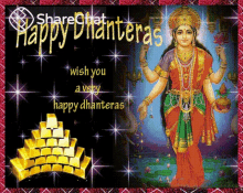 Happy Dhanteras Wish You A Very Happy Dhanteras GIF