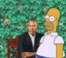Homer Obama GIF - Homer Obama Hide GIFs