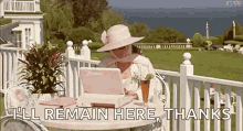 Ill Remain Here Thanks GIF - Ill Remain Here Thanks Sassy GIFs