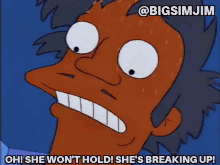 Apoo The Simpsons GIF - Apoo The Simpsons Omg She Wont Hold GIFs