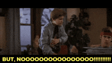 a screen shot of a movie with the words but nooooo
