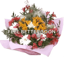 Feel Better Sparkles GIF - Feel Better Sparkles Flowers GIFs