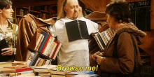 Browse Me Books GIF - Browse Me Books Mobile Library GIFs