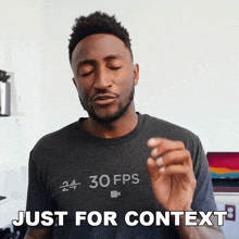 Just For Context Marques Brownlee GIF - Just For Context Marques Brownlee To Give You Some Context GIFs