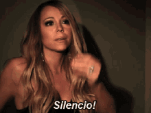 Mariahs World Silencio GIF - Mariahs World Silencio Mariah Carey GIFs